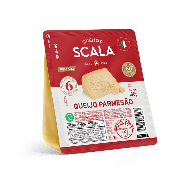 PARMESAO 6 MESES FRACIONADO 180G SCALA