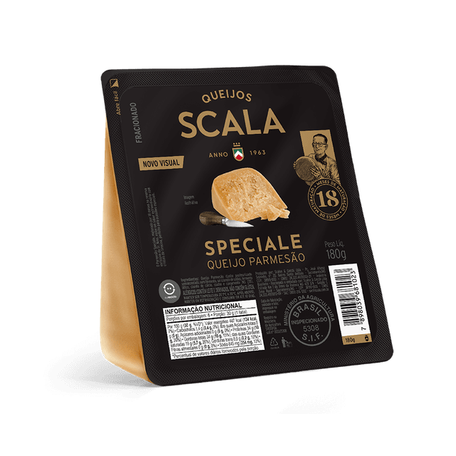PARMESAO SPECIALE 18 MESES FRACIONADO 180G SCALA