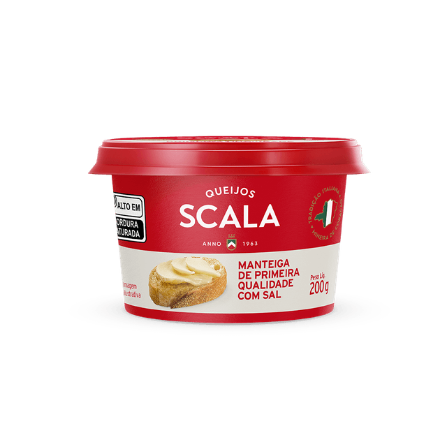 MANTEIGA COM SAL POTE 200G SCALA